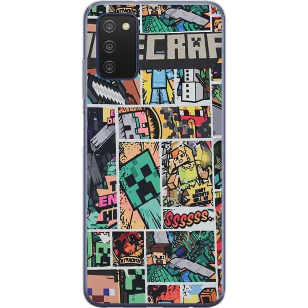 Samsung Galaxy A03s Genomskinligt Skal Minecraft Art