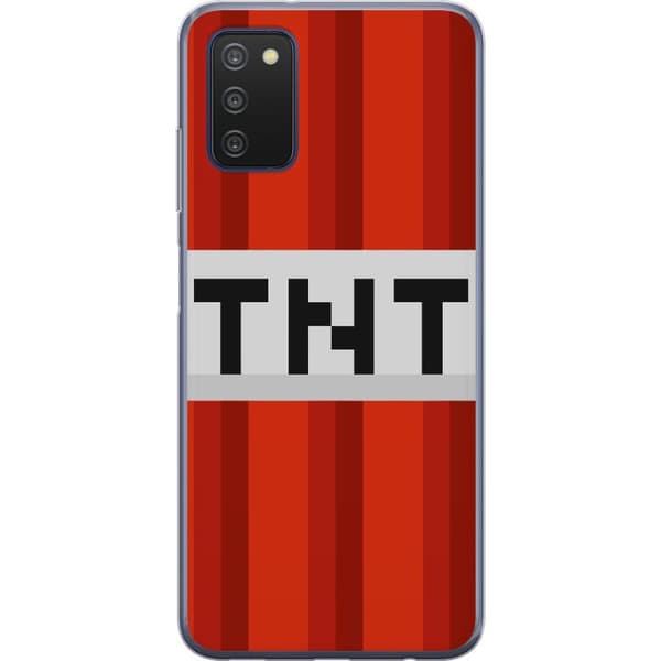 Samsung Galaxy A03s Läpinäkyvä kuori Minecraft TNT