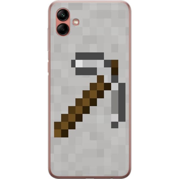 Samsung Galaxy A04 Genomskinligt Skal Minecraft Tools