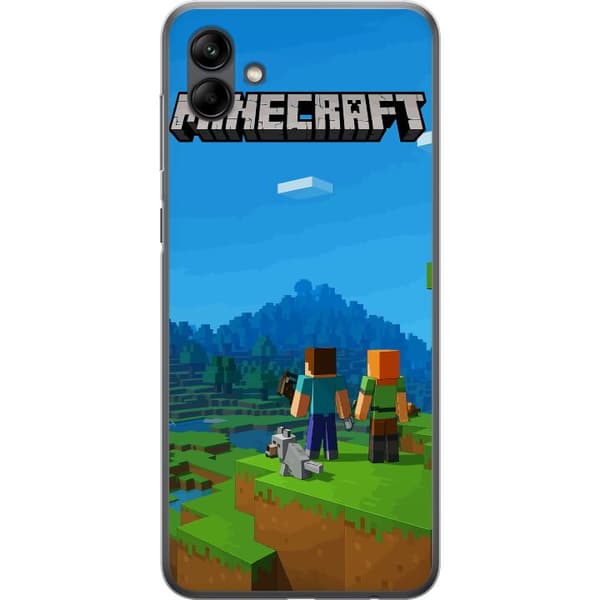 Samsung Galaxy A05 Gennemsigtig cover Minecraft Key Art