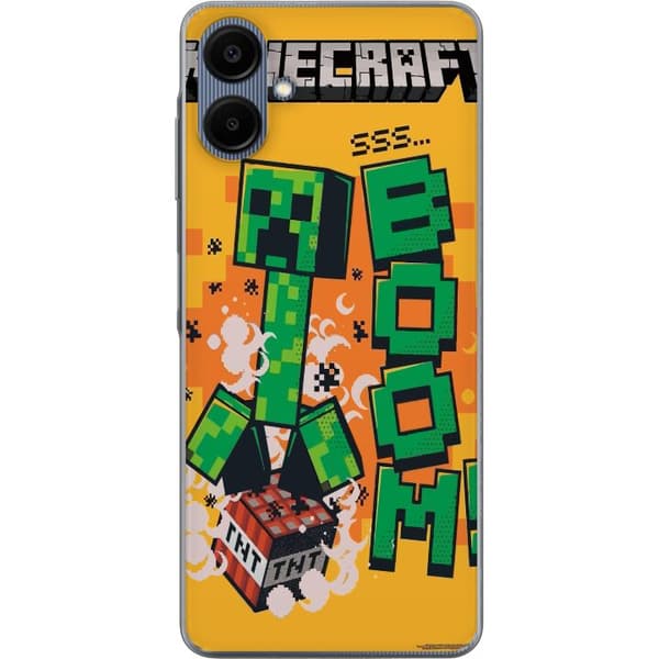 Samsung Galaxy A06 Läpinäkyvä kuori Minecraft Boom