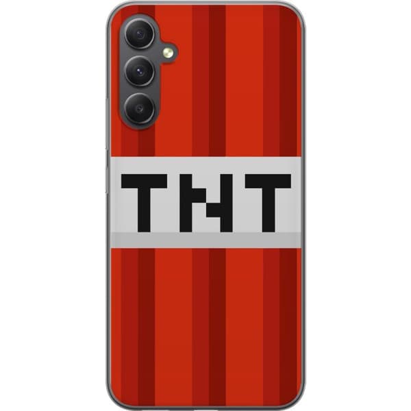 Samsung Galaxy A05s Genomskinligt Skal Minecraft TNT