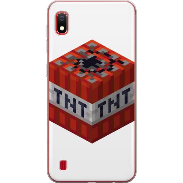 Samsung Galaxy A10 Gjennomsiktig deksel Minecraft TNT