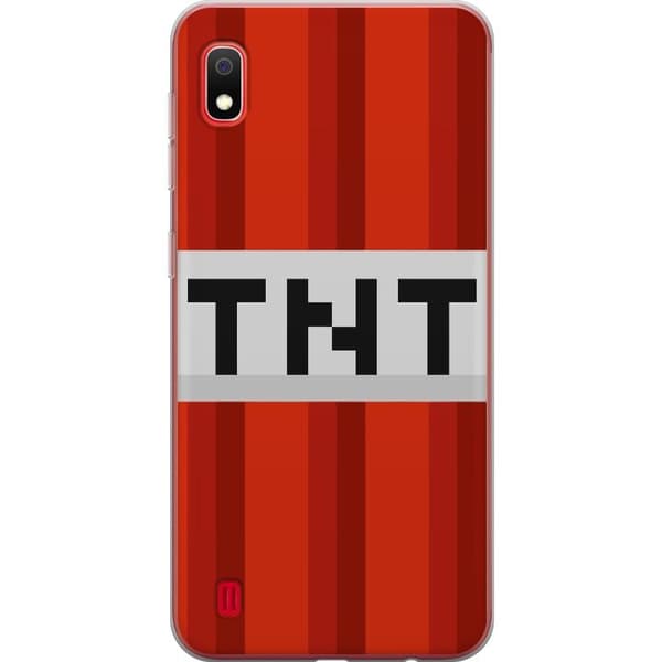 Samsung Galaxy A10 Gjennomsiktig deksel Minecraft TNT