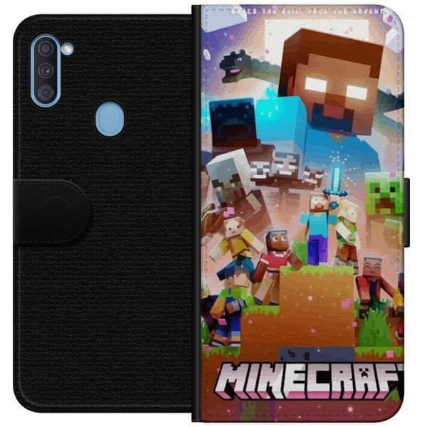 Samsung Galaxy A11 Tegnebogsetui Minecraft