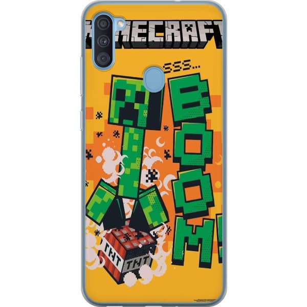 Samsung Galaxy A11 Gennemsigtig cover Minecraft Boom