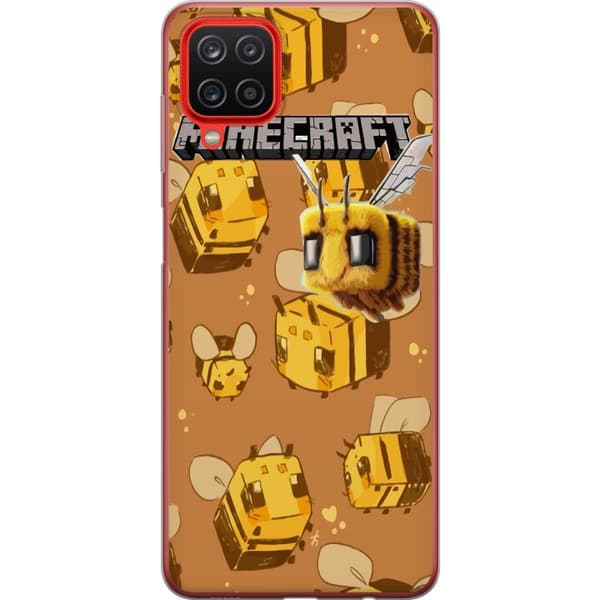 Samsung Galaxy A12 Genomskinligt Skal Minecraft Bi