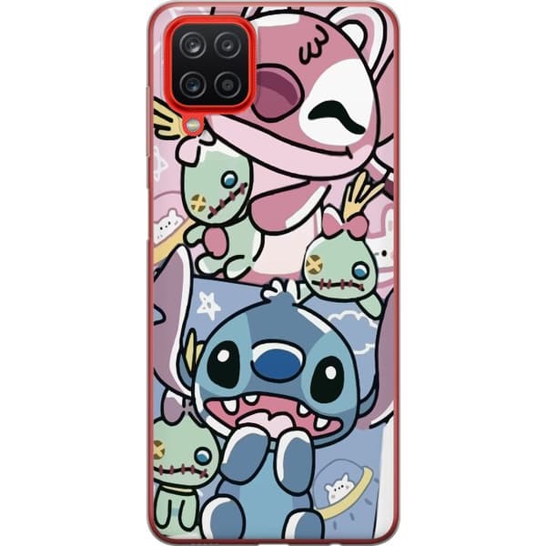 Samsung Galaxy A12 Genomskinligt Skal Stitch