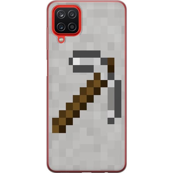 Samsung Galaxy A12 Läpinäkyvä kuori Minecraft Työkalut
