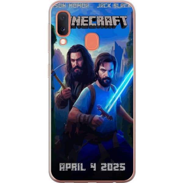 Samsung Galaxy A20e Genomskinligt Skal A Minecraft Movie