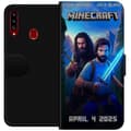 Miniatyrbillede 1 af 3: Samsung Galaxy A20s Tegnebogsetui En Minecraft-film