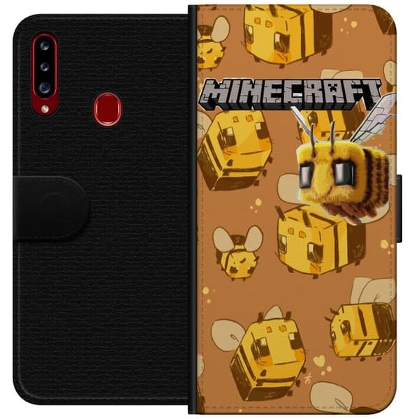 Samsung Galaxy A20s Tegnebogsetui Minecraft Bi