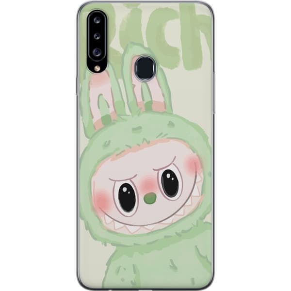 Samsung Galaxy A20s Gjennomsiktig deksel Pop mart labubu