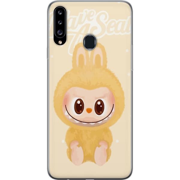 Samsung Galaxy A20s Gennemsigtig cover Pop mart labubu