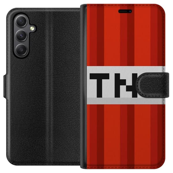 Samsung Galaxy A24 4G Lommeboketui Minecraft TNT