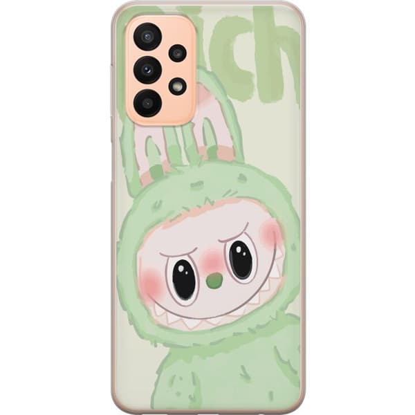 Samsung Galaxy A23 Gennemsigtig cover Pop mart labubu
