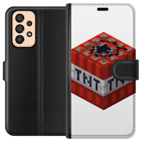 Samsung Galaxy A33 5G Lommeboketui Minecraft TNT