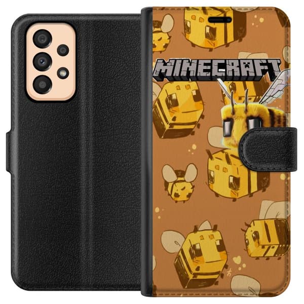 Samsung Galaxy A33 5G Lompakkokotelo Minecraft Bi