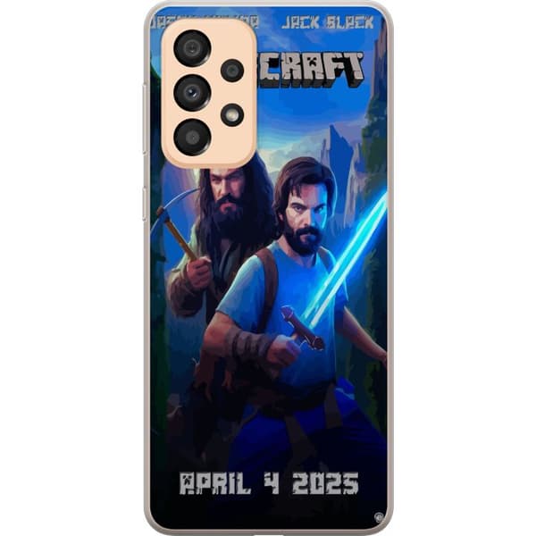 Samsung Galaxy A33 5G Gjennomsiktig deksel En Minecraft-film