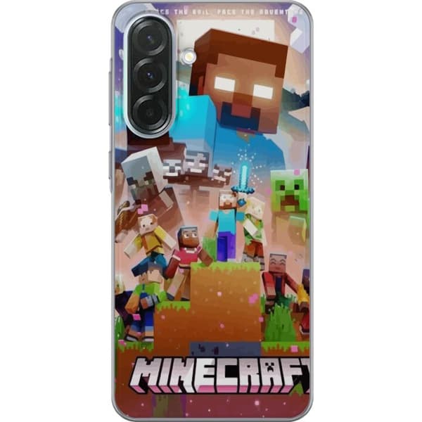 Samsung Galaxy A36 Genomskinligt Skal Minecraft