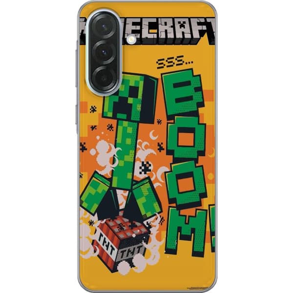 Samsung Galaxy A36 Gennemsigtig cover Minecraft Boom