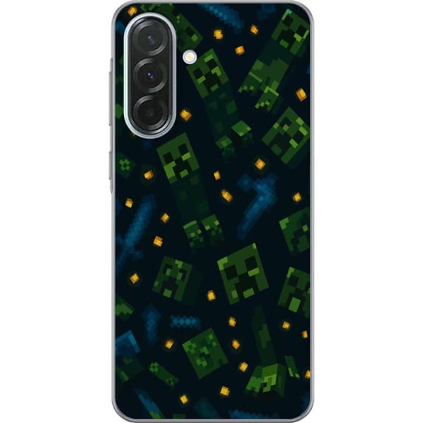Samsung Galaxy A36 Gjennomsiktig deksel Minecraft Dungeons Mob