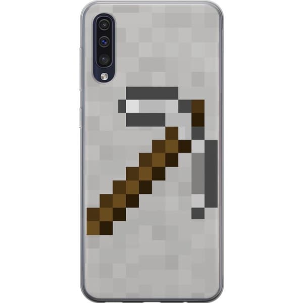 Samsung Galaxy A50 Gennemsigtig cover Minecraft Værktøjer