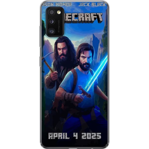 Samsung Galaxy A41 Gennemsigtig cover En Minecraft-film