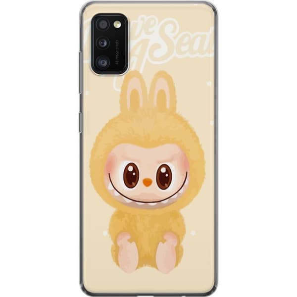 Samsung Galaxy A41 Genomskinligt Skal Pop mart labubu