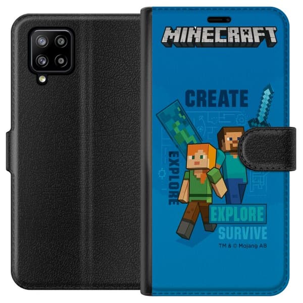 Samsung Galaxy A42 5G Tegnebogsetui Minecraft Huler
