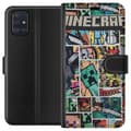 Miniatyrbilde 1 av 3: Samsung Galaxy A51 Lommeboketui Minecraft Kunsthåndverk