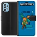 Miniatyrbillede 1 af 3: Samsung Galaxy A52 5G Tegnebogsetui Minecraft Huler
