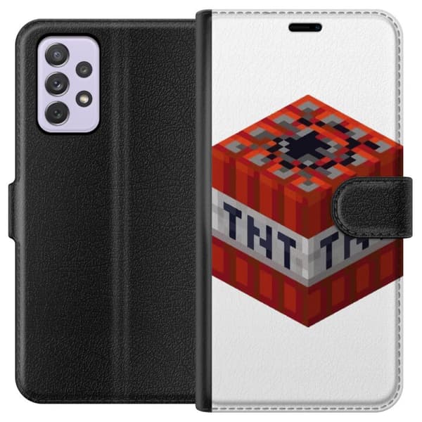 Samsung Galaxy A52s 5G Lompakkokotelo Minecraft TNT