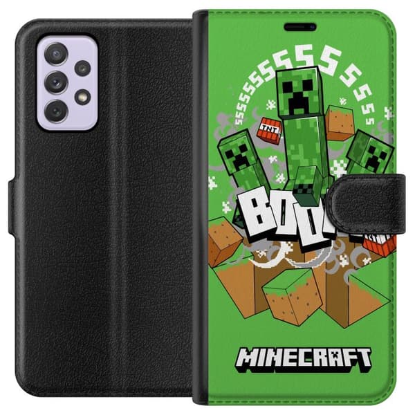 Samsung Galaxy A52s 5G Tegnebogsetui Minecraft Boom