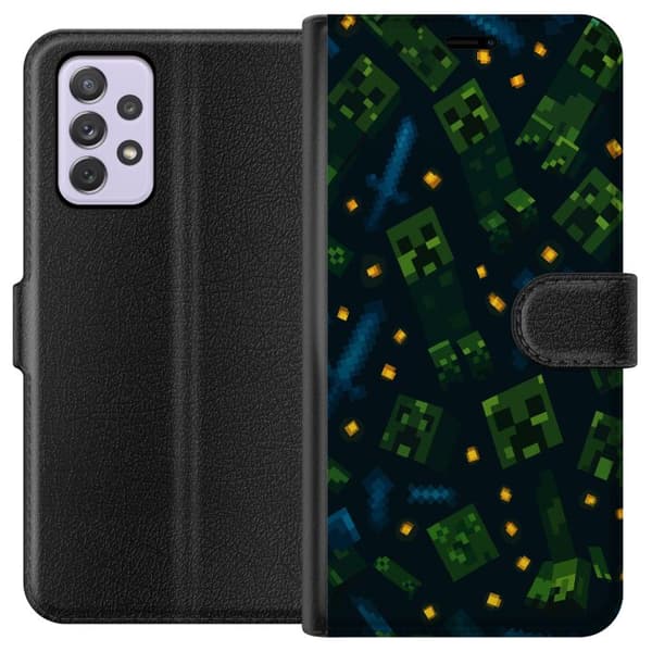 Samsung Galaxy A52s 5G Tegnebogsetui Minecraft Dungeons Mob