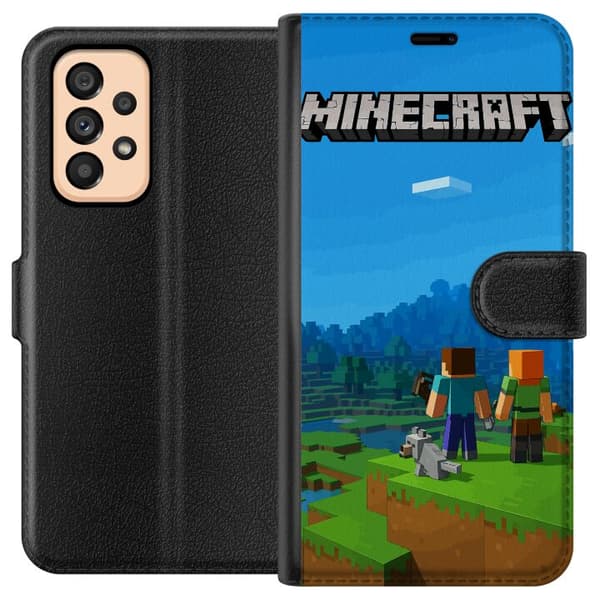 Samsung Galaxy A53 5G Tegnebogsetui Minecraft Key Art