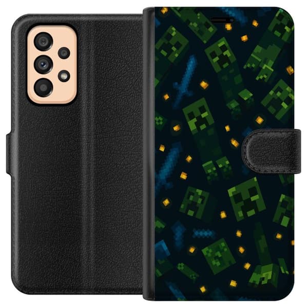 Samsung Galaxy A53 5G Tegnebogsetui Minecraft Dungeons Mob