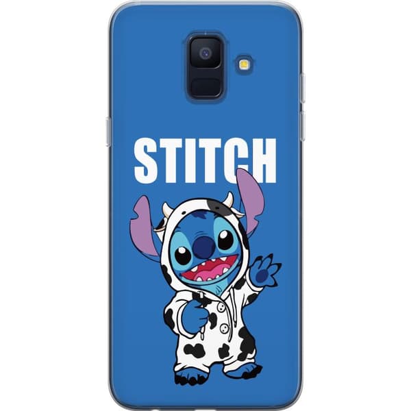 Samsung Galaxy A6 (2018) Genomskinligt Skal Stitch