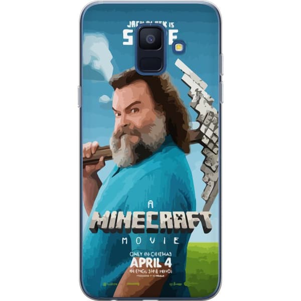 Samsung Galaxy A6 (2018) Gjennomsiktig deksel En Minecraft-film