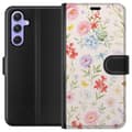 Miniatyrbillede 1 af 3: Samsung Galaxy A54 Tegnebogsetui Blomster