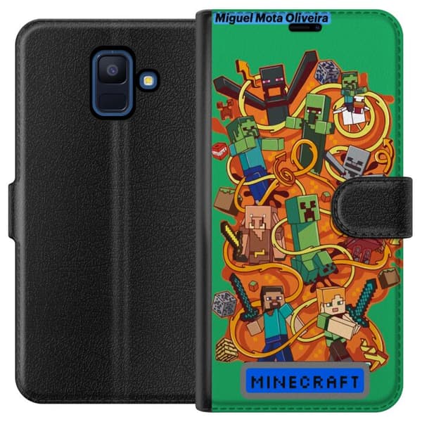 Samsung Galaxy A6 (2018) Tegnebogsetui Minecraft