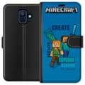 Miniatyrbillede 1 af 3: Samsung Galaxy A6 (2018) Tegnebogsetui Minecraft Huler