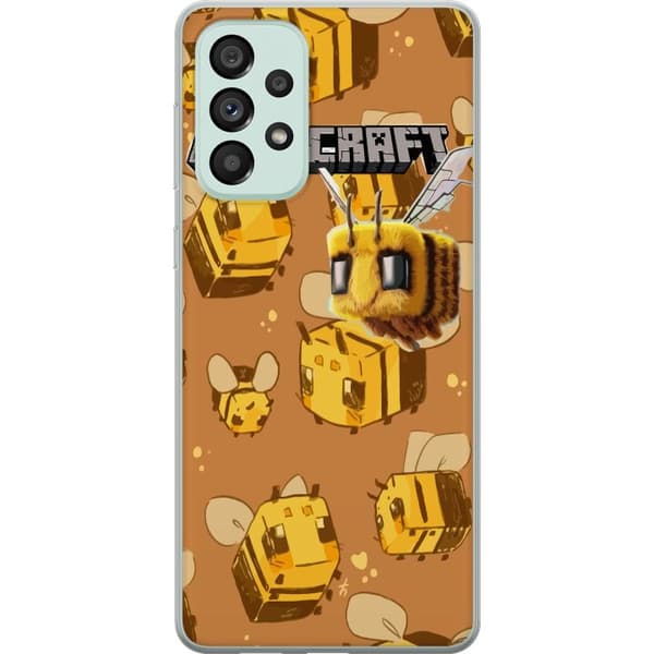 Samsung Galaxy A73 5G Gjennomsiktig deksel Minecraft Bi