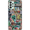 Pikkukuva 1 / 3: Samsung Galaxy A73 5G Läpinäkyvä kuori Minecraft Taide