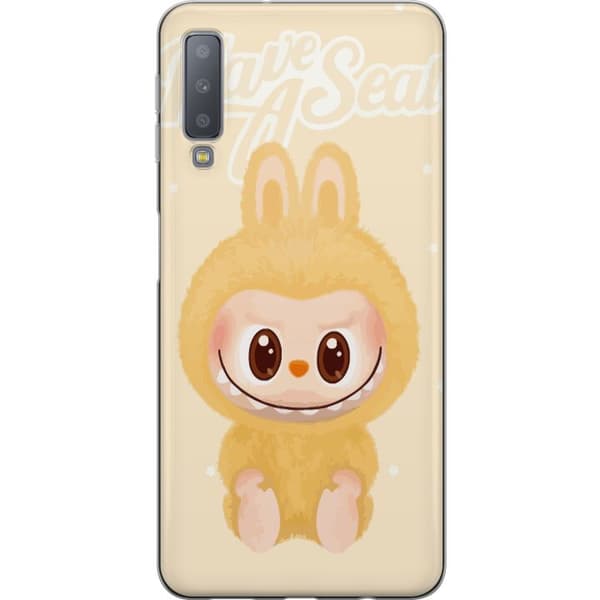 Samsung Galaxy A7 (2018) Gennemsigtig cover Pop mart labubu