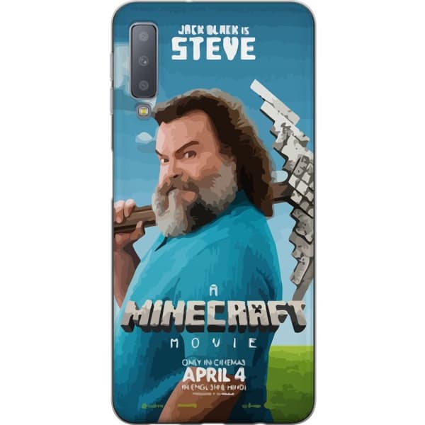 Samsung Galaxy A7 (2018) Läpinäkyvä kuori Minecraft-elokuva