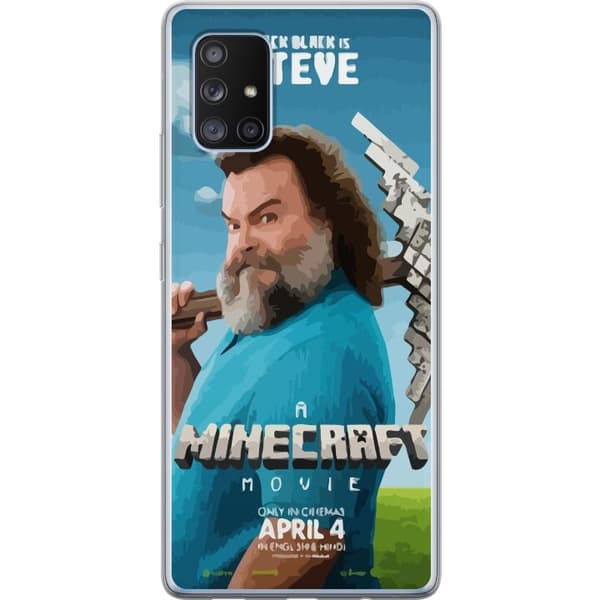 Samsung Galaxy A71 5G Genomskinligt Skal A Minecraft Movie