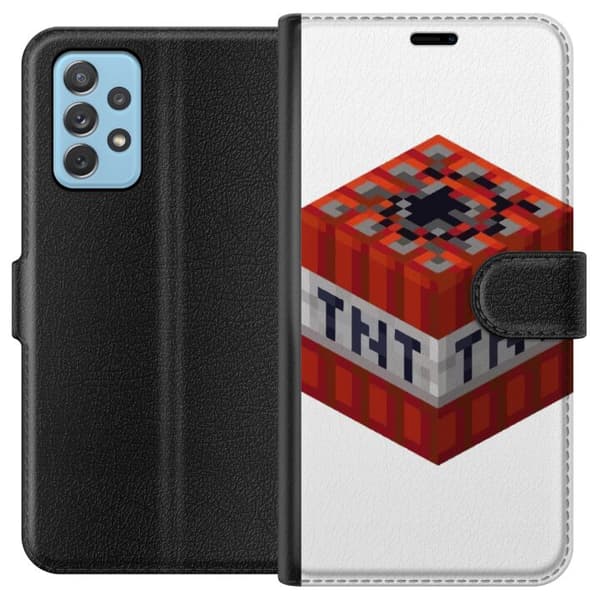 Samsung Galaxy A72 5G Lommeboketui Minecraft TNT
