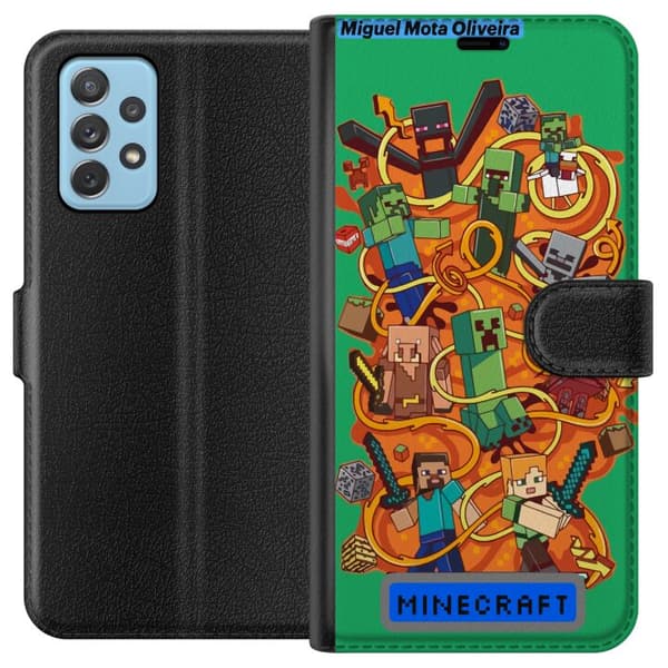 Samsung Galaxy A72 5G Tegnebogsetui Minecraft