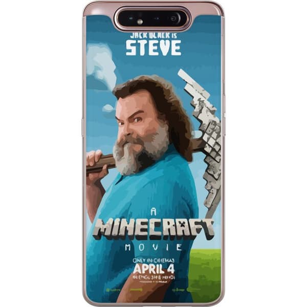 Samsung Galaxy A80 Läpinäkyvä kuori Minecraft-elokuva
